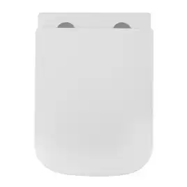 Подвесной унитаз Azario PRO PRO-002 UQ3 безободковый, смыв Торнадо, в комплекте с сидением микролифт, Белый глянцевый