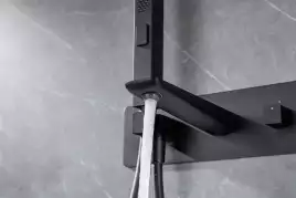 Смеситель для ванны с душем Allen Brau Infinity 5.21007-31 встраиваемый, с внутренней частью, Черный матовый
