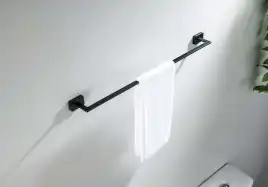 Держатель полотенец 600 мм Aquatek Либра AQ4314MB, Черный матовый