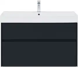 Тумба под раковину Aquanet Бруклин 100 антрацит матовый 310139