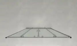 Душевая дверь Loranto 150 CS-AB04B-150, профиль черный матовый, стекло Прозрачное