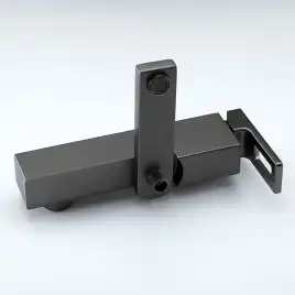 Смеситель для ванны Gappo G3217-9  с коротким изливом, Оружейная сталь