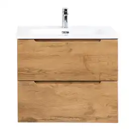 Тумба под раковину BelBagno ETNA-600-2C-SO-RN-P подвесная Rovere Nature