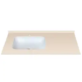 Раковина мебельная AVS Шарм 120x56 L белая/кремовая