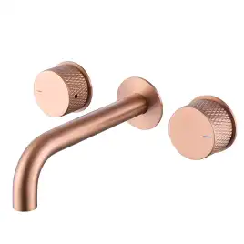 Смеситель для раковины Abber Wasser Kreis AF81122MRG встраиваемый, с внутренней частью, Золото матовое