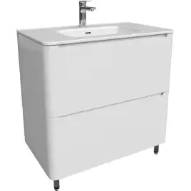 Тумба с раковиной IDDIS Edifice 80, напольная, Белая, EDI80WFi95K