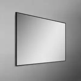 Зеркало BelBagno SPC-AL 100х80 SPC-AL-1000-800 Nero без подсветки, Черный