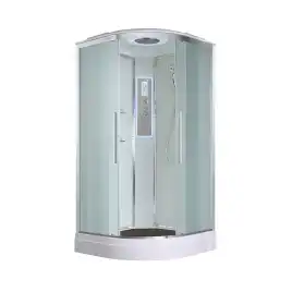 Душевая кабина AvaCan EM2090LED 90x90 см, низкий поддон, с крышей