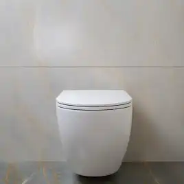 Унитаз подвесной AVS Метрополь 801-0044-P-T2-GW безободковый, со смывом Торнадо, белый