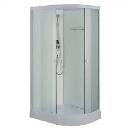 Душевая кабина Loranto 120х80, низкий поддон, Матовое стекло, CS-876ECTM/W-120