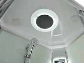 Душевая кабина AvaCan EM3812RLEDT 120x80 см, средний поддон, с крышей, правая