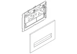 Кнопка смыва BelBagno MARMI BB010-MR-CHROME, цвет-хром глянцевый