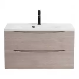 Тумба под раковину BelBagno MARINO-1000-2C-SO-RG-P подвесная Rovere Grigio