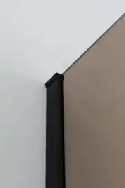 Душевая дверь в нишу CEZARES SLIDER-B-1-70/80-BR-NERO стекло Tонированная бронза, профиль Черный