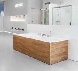 Акриловая ванна Ravak City Slim 180х80 C921300000 с тонким бортом, встраиваемая, Белая