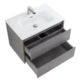 Тумба под раковину BelBagno KRAFT-700-2C-SO-CG подвесная Cemento Grigio