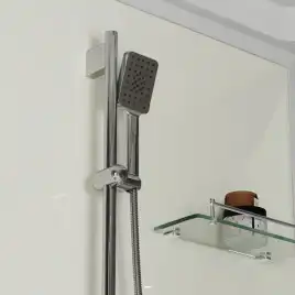 Душевая кабина Niagara Standart 100х80 ST100/80/15Q низкий поддон, белый профиль