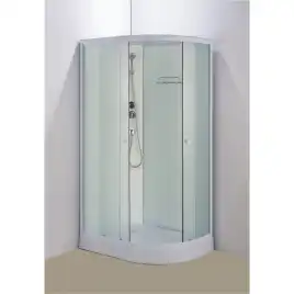 Душевая кабина Loranto 120х80, низкий поддон, Матовое стекло, CS-876ECTM/W-120