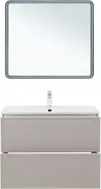 Тумба под раковину Aquanet Арт 90 бежевый, 343968