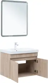 Тумба под раковину Aquanet Оптима 70 дуб светлый, 344804