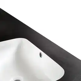 Раковина мебельная AVS Шарм 120x56 L белая/черная