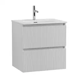 Тумба под раковину BelBagno UNO-700-2C-SO-BO подвесная, Bianco Opaco