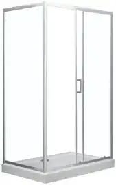 Душевая дверь Aquanet  130 см, SD-1300A, профиль Хром, стекло Прозрачное