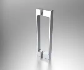 Душевая дверь Vincea Alpha 130 VDS-3AL130CLGM, раздвижная, профиль вороненая сталь, стекло прозрачное