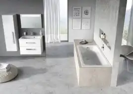 Акриловая ванна Ravak Chrome Slim 150х70 C721300000 с тонким бортом, встраиваемая, Белая