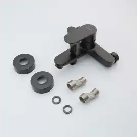 Смеситель для ванны Aquatek Ника AQ1840MB, Черный матовый