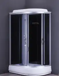 Душевая кабина Loranto 120х80 средний поддон, прозрачное стекло, профиль Хром, CS-66120-20 L G