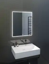 Раковина Kerama Marazzi LOGICA мебельная\подвесная без отверстий 70, белая глянцевая, LO.wb.70.0