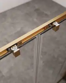 Душевая дверь CEZARES MOLVENO-BF-2-170-C-BORO-IV стекло Прозрачное, профиль Брашированное золото