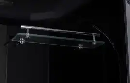 Душевая кабина Loranto 100х80 CS-5180-13R G, низкий поддон, цвет профиля сатин