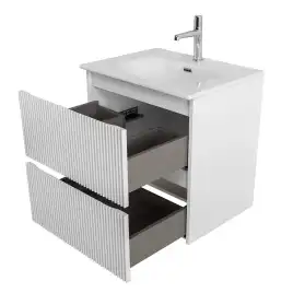 Тумба под раковину BelBagno UNO-700-2C-SO-BO подвесная, Bianco Opaco