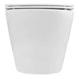 Подвесной унитаз Azario Teramo AZ-0053-UQ3 безободковый, смыв Торнадо, в комплекте с сидением микролифт, Белый глянцевый