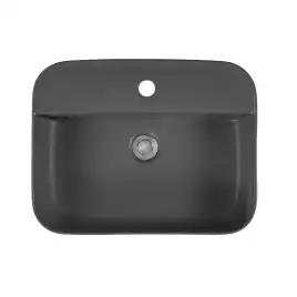 Раковина накладная Aquatek Вега 50х39,5х14 AQ5506-MG, Серая матовая