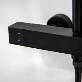 Душевая система AVS Cube 811-152-MB, черный матовый