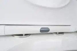 Унитаз напольный Azario LEVANTO AZ-1228A безободковый, с бачком и сидением микролифт, Белый глянцевый