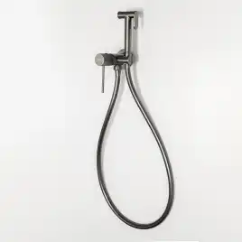 Гигиенический душ со смесителем AVS Pulse 811-031-GM, оружейная сталь