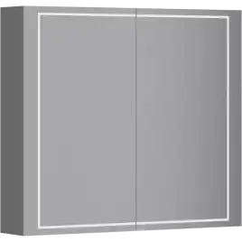 Зеркальный шкаф Aqwella Simplex 80 см, SLX0408 с подсветкой