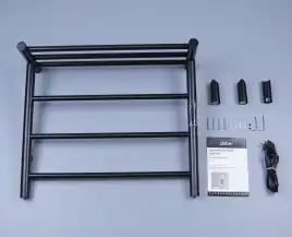 Полотенцесушитель электрический 60х50 ABBER Standard AH4614MB черный матовый