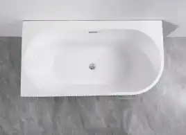 Акриловая ванна Azario LAGO BLANCO BLACK 170х75 AZ-6724-1CLB 17075, асимметричная, левая