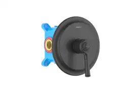 Смеситель для душа Aquatek Классик AQ1566MB встраиваемый, с внутренней частью, Черный матовый