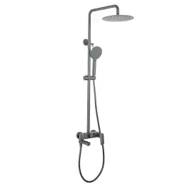 Душевая система Aquatek ВЕГА AQ2040BGM, Оружейная сталь