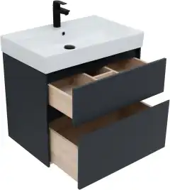 Тумба под раковину Aquanet Бруклин 70 антрацит матовый 310141
