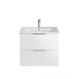 Тумба под раковину Kerama Marazzi PIANO FORTE 65 см, PI.F.65\WHT подвесная, Белая глянцевая