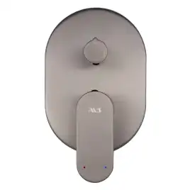 Смеситель для ванны AVS Beauty 811-703-GM встраиваемый, с внутренней частью, оружейная сталь