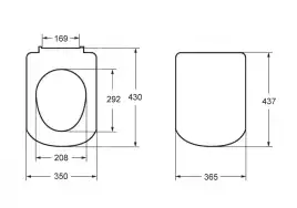 Сиденье Roca Debba 8019D0004 петли нерж