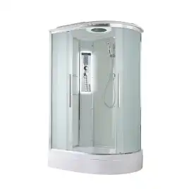 Душевая кабина AvaCan EM3812LLED 120x80 см, средний поддон, с крышей, левая